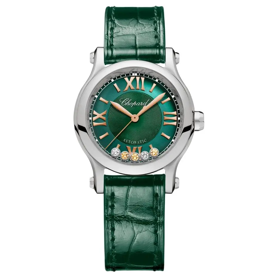 Chopard Часы Women's Happy Sport Collection Watch, Green Dial
Chopard Часы Women's Happy Sport Collection Watch, Green Dial