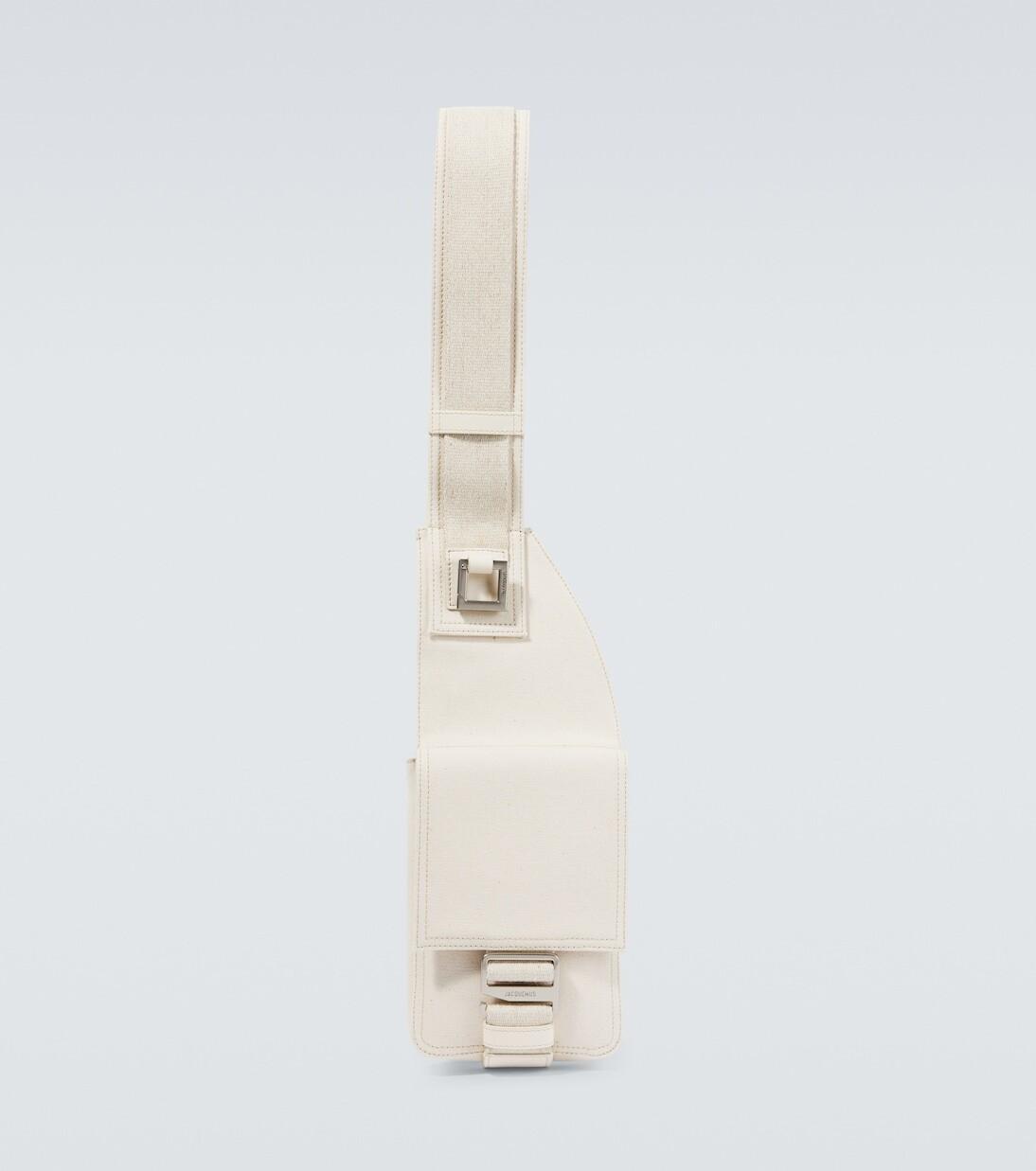 Кожаная поясная сумка la banane cuerda Jacquemus, белый
Кожаная поясная сумка la banane cuerda Jacquemus, белый