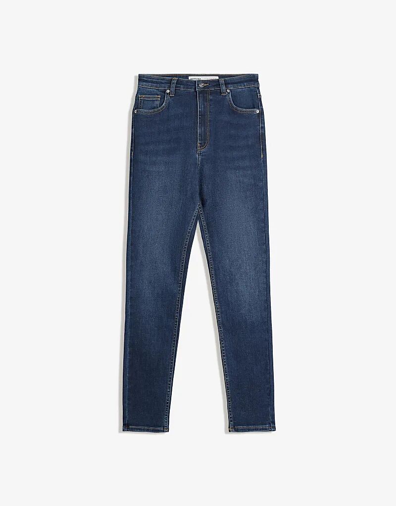 Мягкие узкие джинсы Bershka с высокой талией в цвете «синий деним»
Мягкие узкие джинсы Bershka с высокой талией в цвете «синий деним»