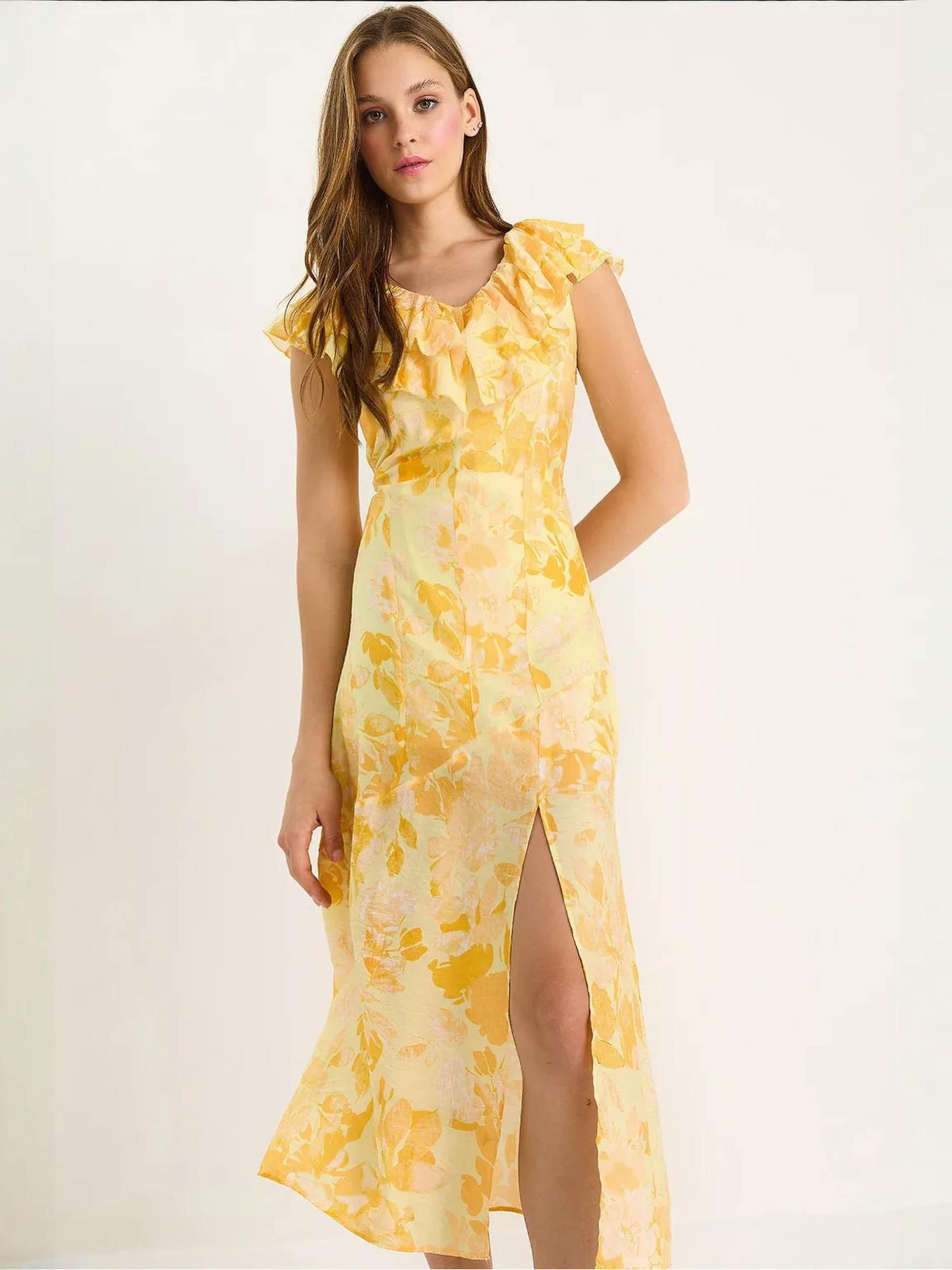 Bianco Lucci Платье лимонно-желтого цвета
Bianco Lucci Платье лимонно-желтого цвета