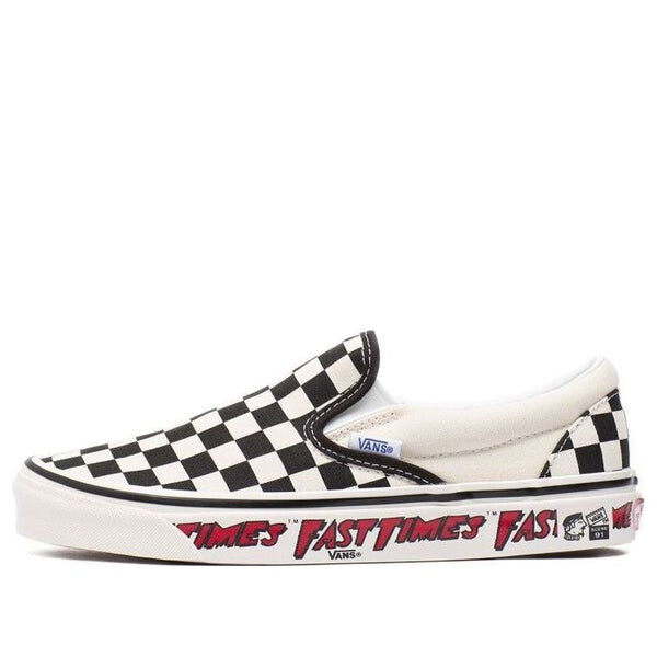 Кроссовки fast times x classic slip-on 98 dx 'anaheim factory' Vans, черный
Кроссовки fast times x classic slip-on 98 dx 'anaheim factory' Vans, черный