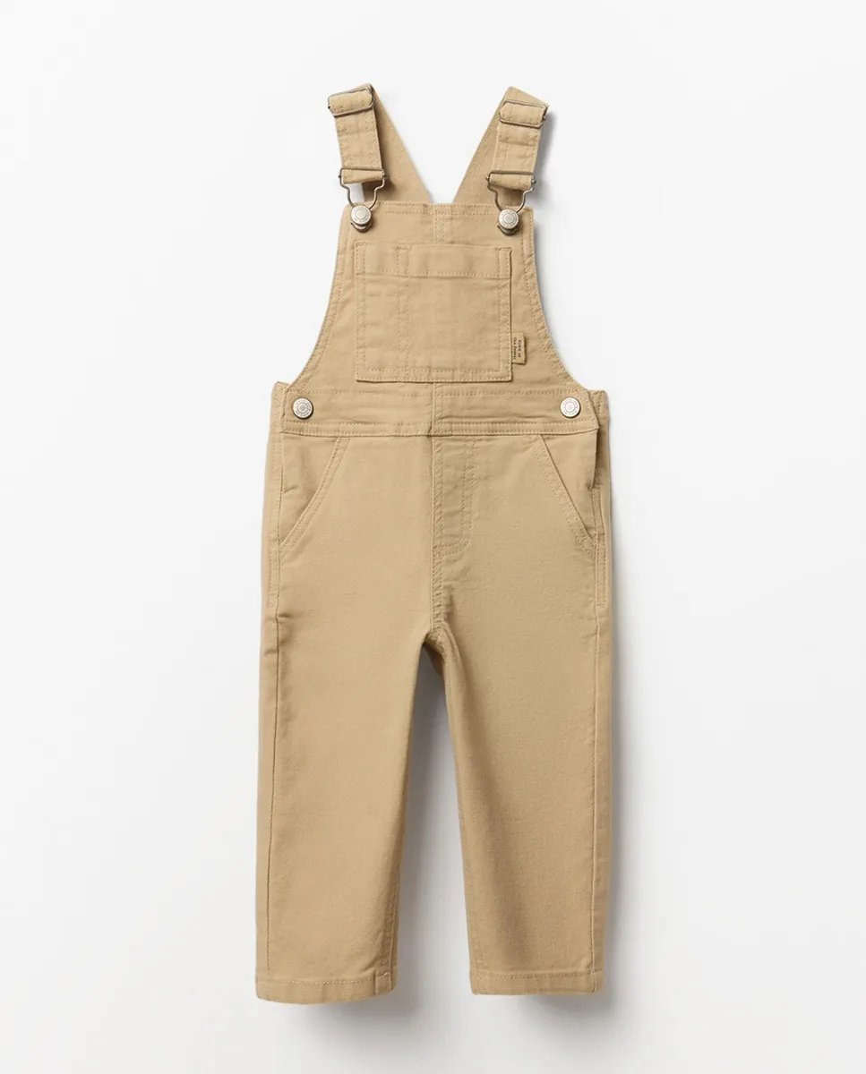 Хлопковый комбинезон с карманом Sfera, бежевый
Хлопковый комбинезон с карманом Sfera, бежевый