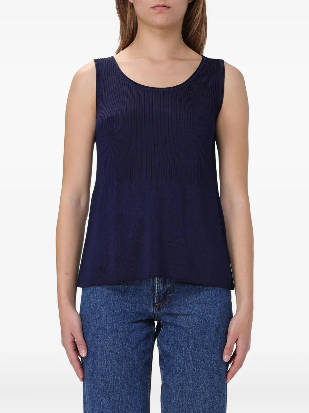 Кроп-топ в рубчик Calista A.P.C., синий
Кроп-топ в рубчик Calista A.P.C., синий