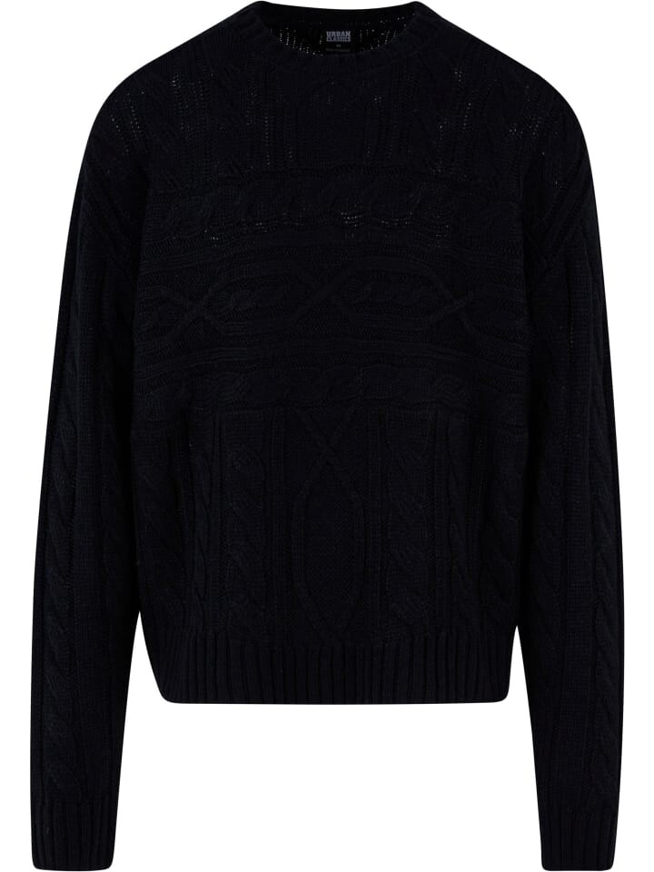 Пуловер Urban Classics, черный 
Пуловер Urban Classics, черный