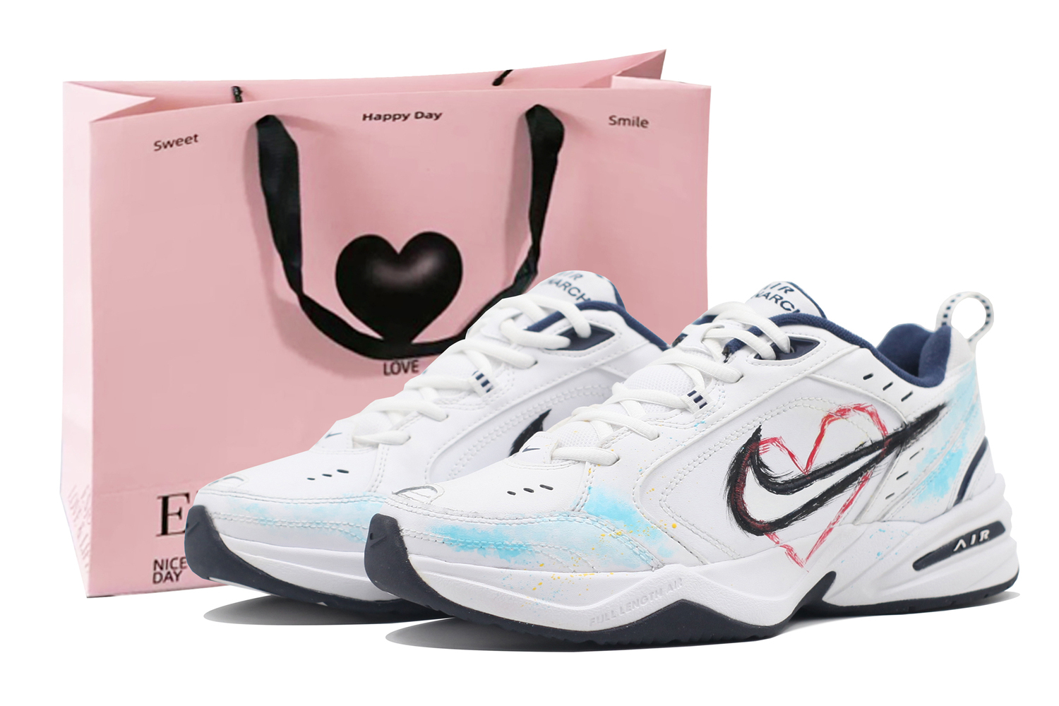 Nike Кроссовки Air Monarch 4 Abrasion Resistant Low top Chunky Sneakers Unisex White Blue
Nike Кроссовки Air Monarch 4 Abrasion Resistant Low top Chunky Sneakers Unisex White Blue