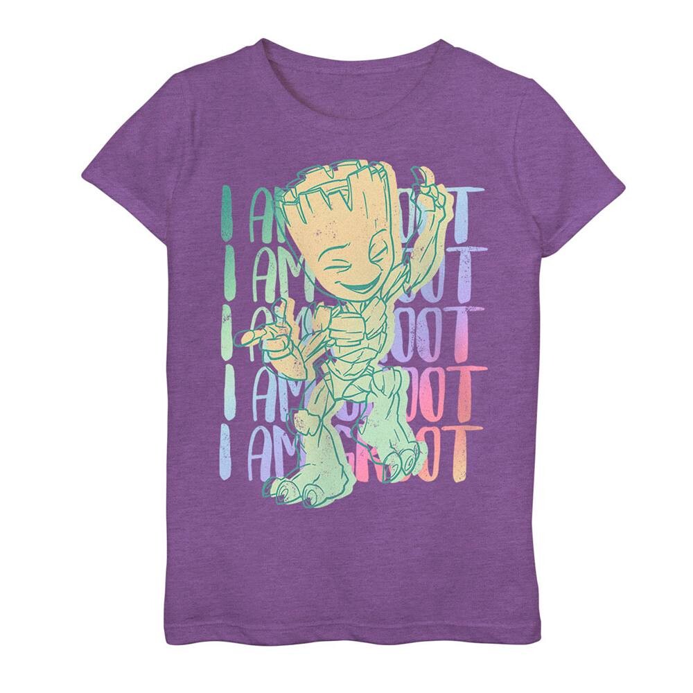 Яркая футболка «Dancing Groot Grpahic» для девочек 7–16 лет «Marvel I am Groot», цвет Purple Berry
Яркая футболка «Dancing Groot Grpahic» для девочек 7–16 лет «Marvel I am Groot», цвет Purple Berry