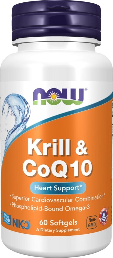 Now Foods, Neptune Krill & Q10 — масло криля 500 мг с коэнзимом Q10 50 мг, Добавка , 60 капсул
Now Foods, Neptune Krill & Q10 — масло криля 500 мг с коэнзимом Q10 50 мг, Добавка , 60 капсул