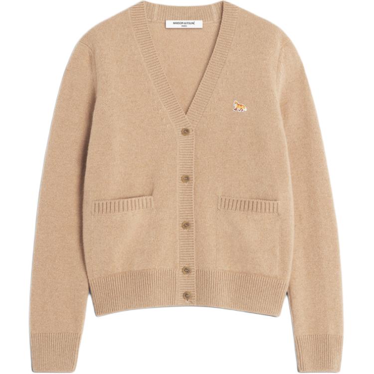 Кардиган с V-образным вырезом от Maison Kitsuné Maison Kitsune, бежевый
Кардиган с V-образным вырезом от Maison Kitsuné Maison Kitsune, бежевый