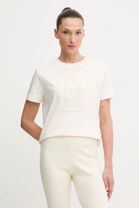 Футболка из хлопка MENA Guess, бежевый
Футболка из хлопка MENA Guess, бежевый