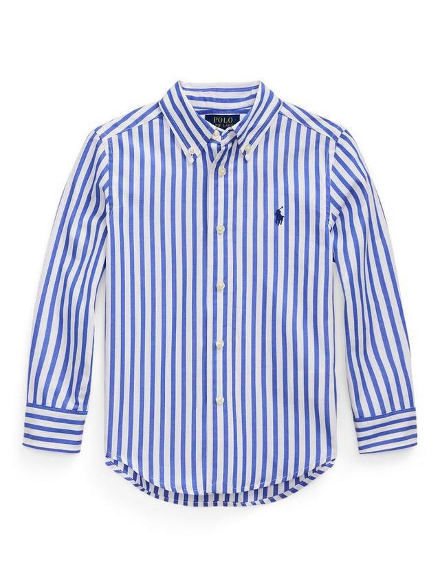 Детская поло с длинными рукавами в полоску Ralph Lauren, White/Blue
Детская поло с длинными рукавами в полоску Ralph Lauren, White/Blue