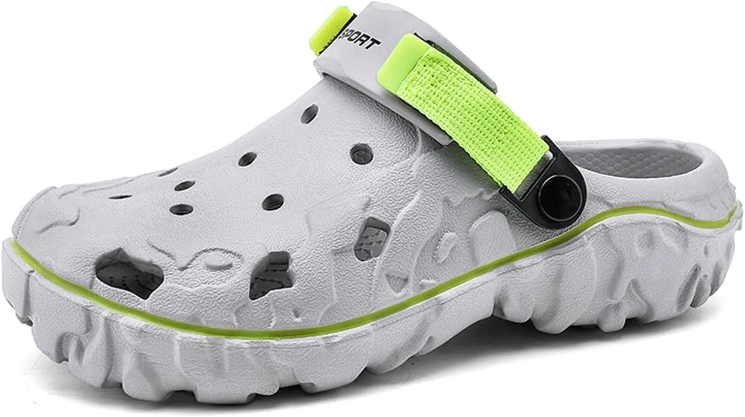 Мужские сабо SECHRITE, спортивные модные сабо и мюли с регулируемым ремешком на пятке, обувь для улицы, воды и пляжа, сандалии, легкие, удобные и дышащие - River Edge, серый
Мужские сабо SECHRITE, спортивные модные сабо и мюли с регулируемым ремешком на пятке, обувь для улицы, воды и пляжа, сандалии, легкие, удобные и дышащие - River Edge, серый