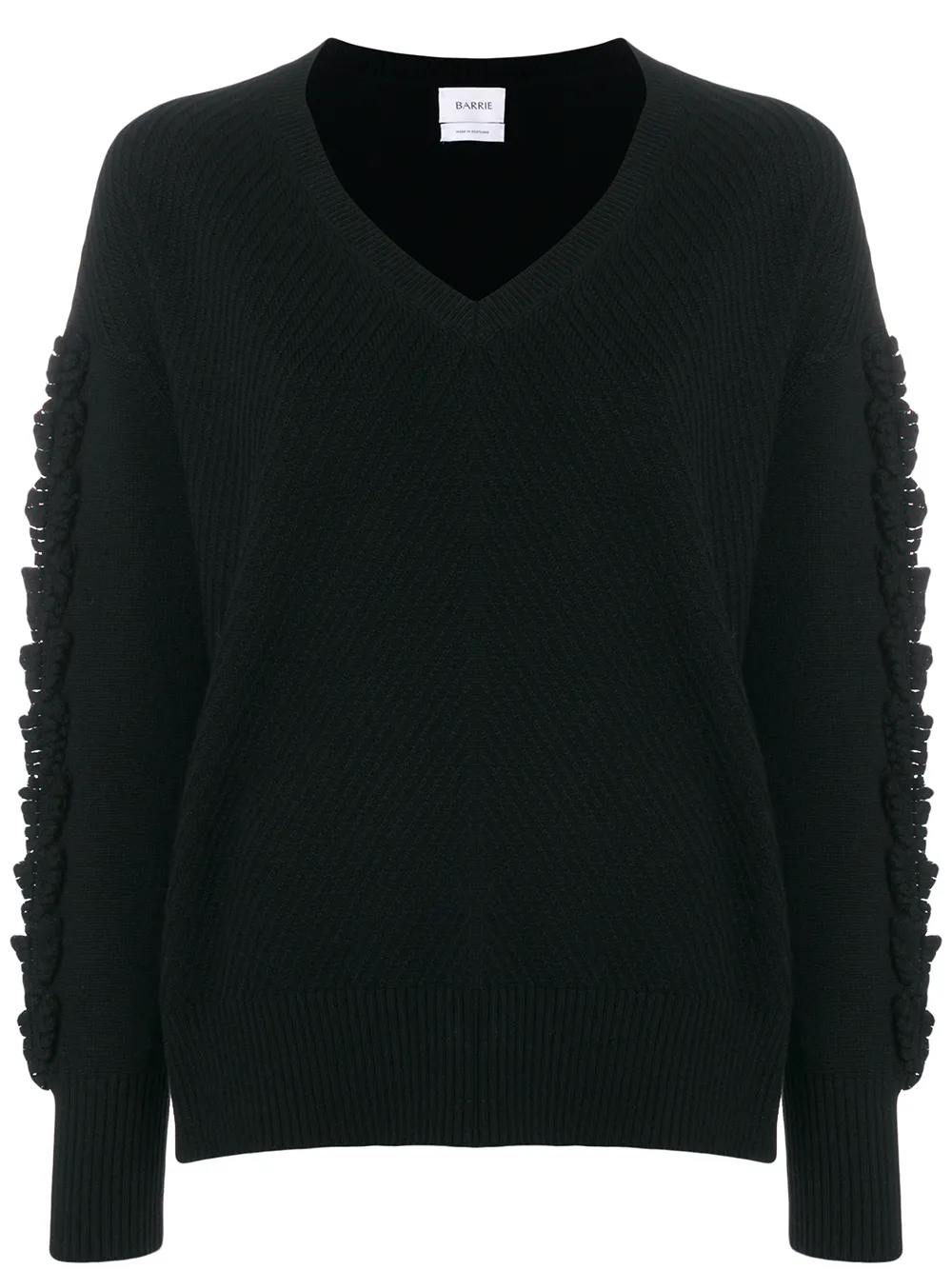 Пуловер 'Troisieme Dimension' с V-образной горловиной Barrie, черный
Пуловер 'Troisieme Dimension' с V-образной горловиной Barrie, черный