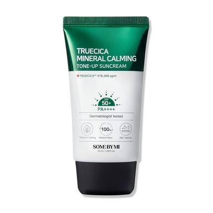 Truecica Mineral Calming Tone-Up Suncream Spf50+ Pa++++ 1,69 унций, 50 мл - осветляющий и успокаивающий эффект, Some By Mi
Truecica Mineral Calming Tone-Up Suncream Spf50+ Pa++++ 1,69 унций, 50 мл - осветляющий и успокаивающий эффект, Some By Mi