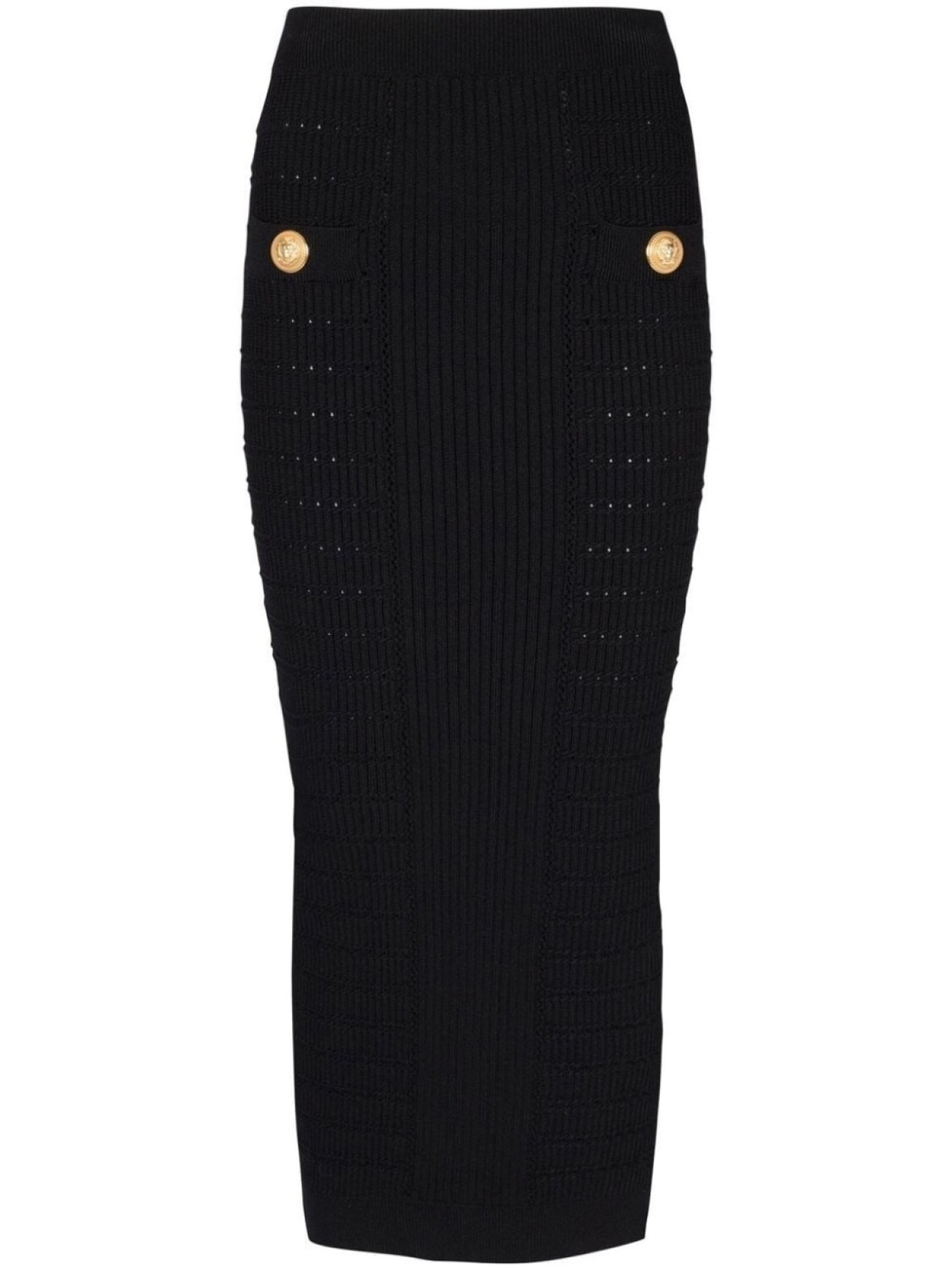Balmain ribbed-knit pencil skirt, черный
Balmain ribbed-knit pencil skirt, черный