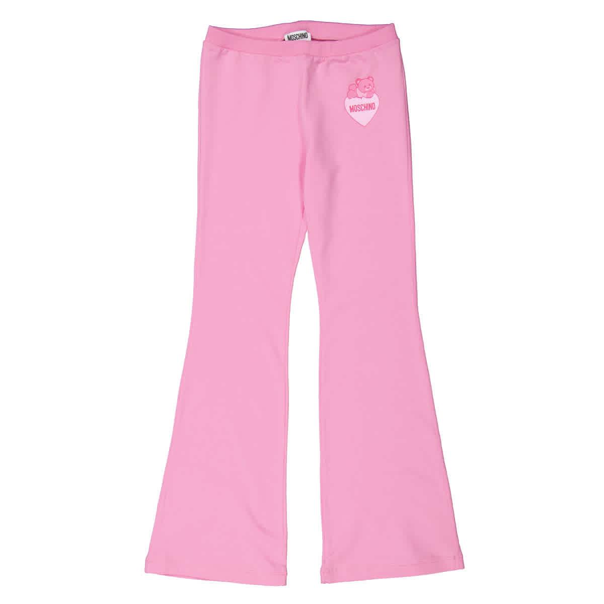 Спортивные брюки Moschino Girls с рисунком плюшевого мишки из хлопковой смеси, розовый
Спортивные брюки Moschino Girls с рисунком плюшевого мишки из хлопковой смеси, розовый