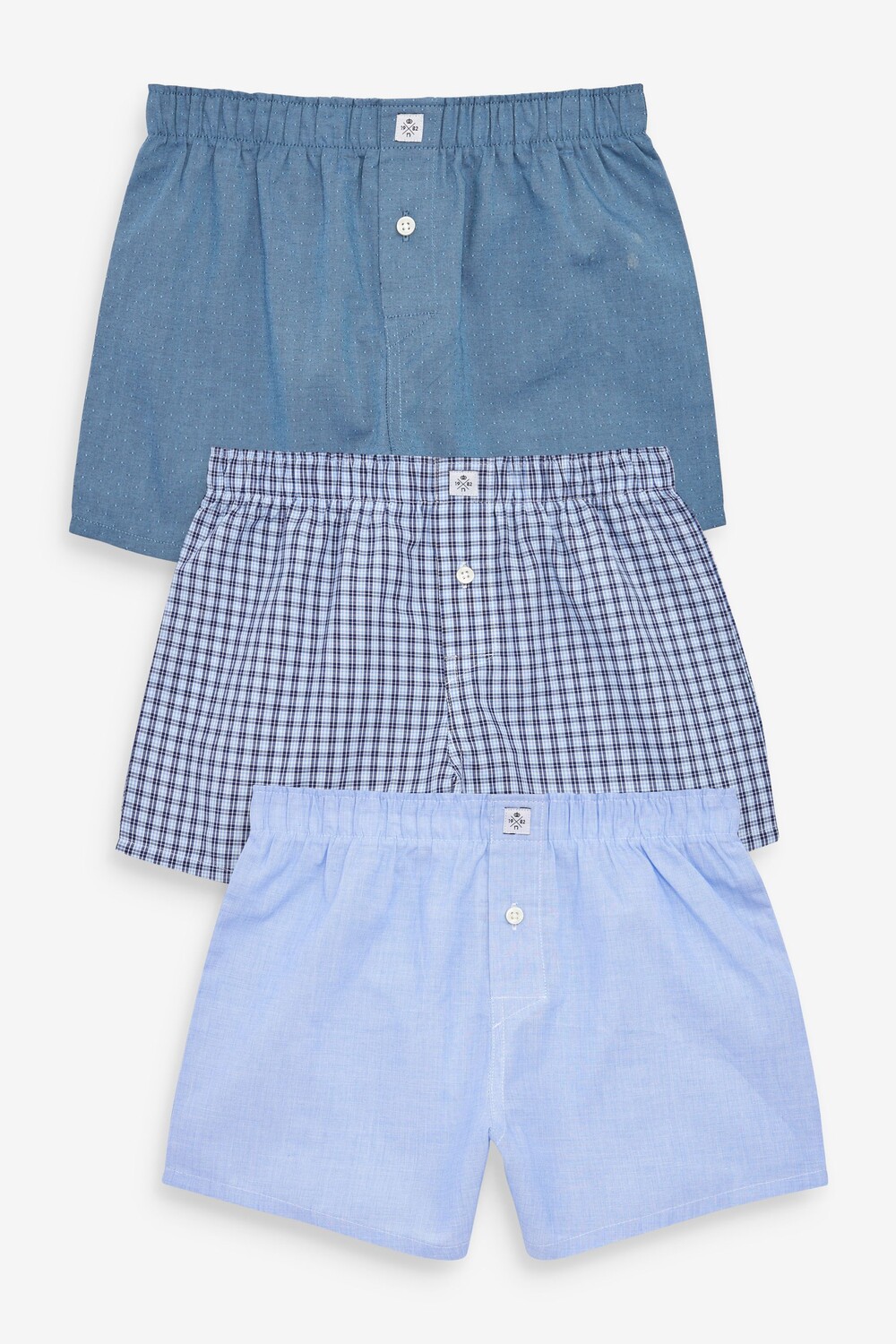 Три пары трикотажных боксеров (2-16 лет) Next, синий
Три пары трикотажных боксеров (2-16 лет) Next, синий