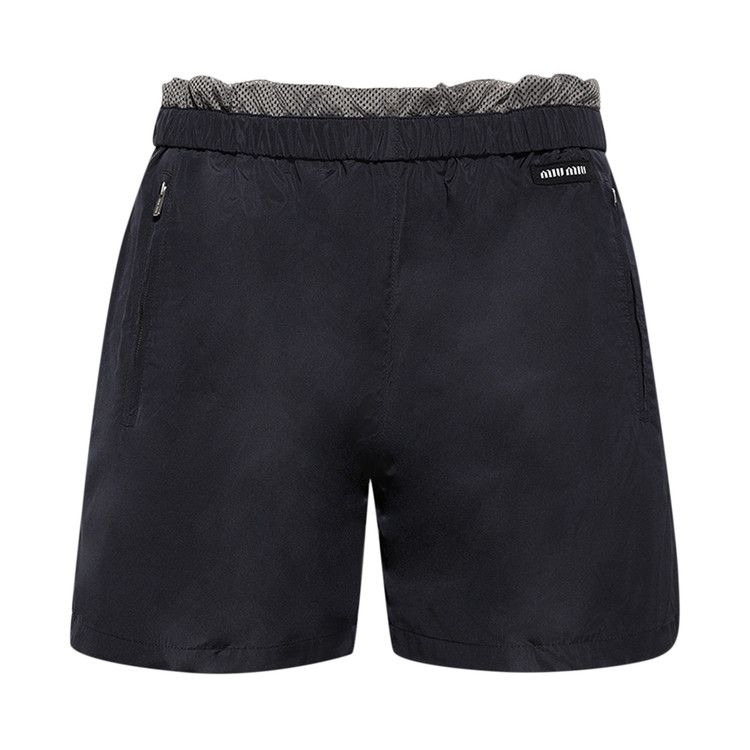 Шорты Miu Miu Technical Silk Bermuda Shorts, Blue
Шорты Miu Miu Technical Silk Bermuda Shorts, Blue
