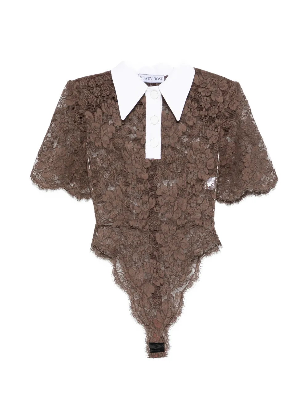 Кружевное поло-боди Rowen Rose, коричневый
Кружевное поло-боди Rowen Rose, коричневый