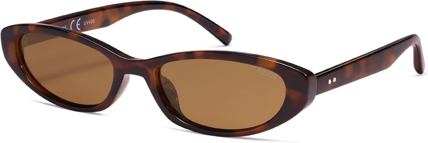 Солнцезащитные очки SOJOS Retro Oval Cat Eye с поляризацией, в стиле ретро, для женщин и мужчин, 80-х и 90-х, маленькие, прямоугольные, модель Y2K SJ2664, Brown Tortoise/Brown
Солнцезащитные очки SOJOS Retro Oval Cat Eye с поляризацией, в стиле ретро, для женщин и мужчин, 80-х и 90-х, маленькие, прямоугольные, модель Y2K SJ2664, Brown Tortoise/Brown