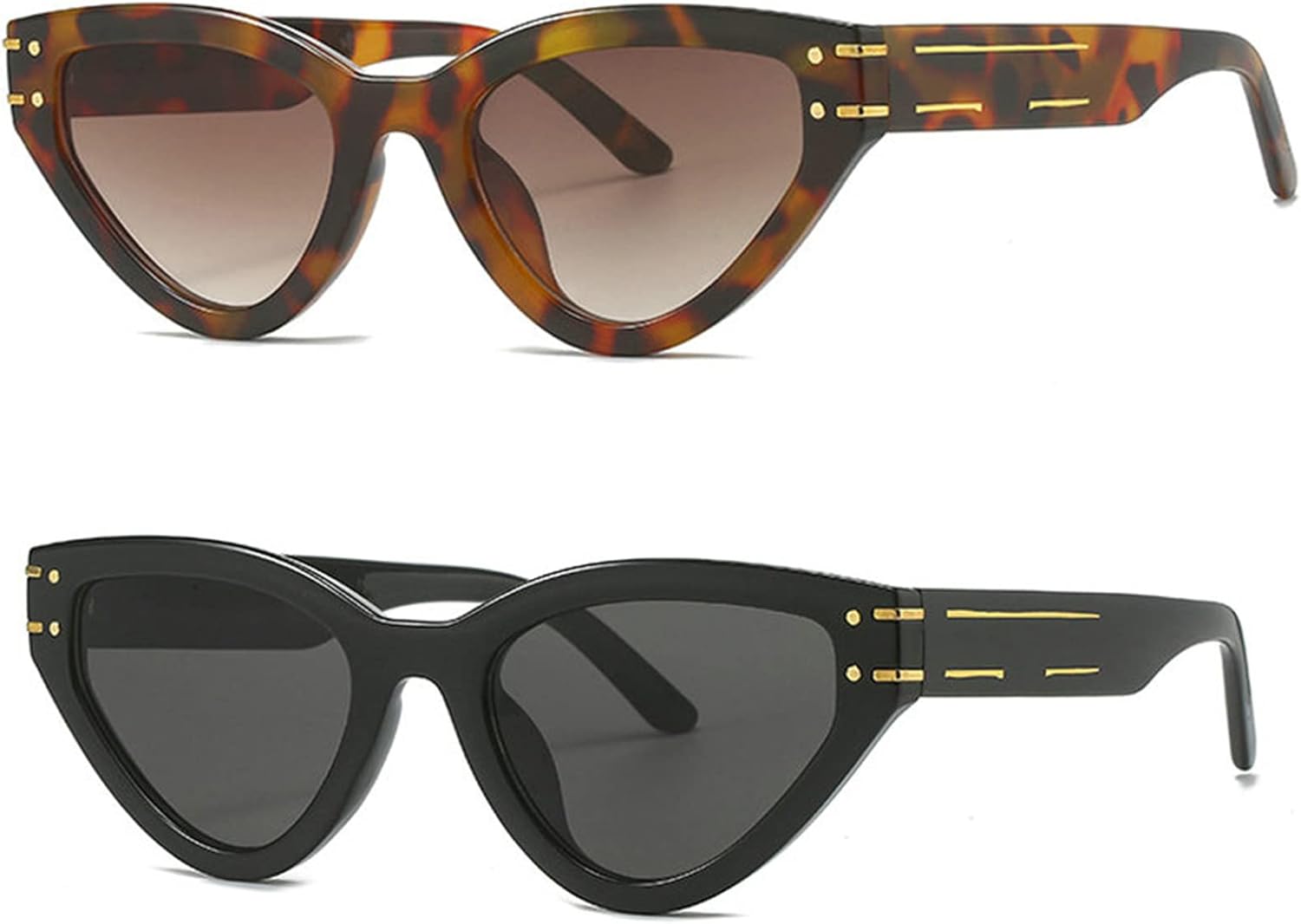 Солнцезащитные очки Willochra в стиле ретро «кошачий глаз» для женщин с заклепками и градиентным переходом цвета, модные солнцезащитные очки для мужчин с леопардовым принтом и красными линзами, 2pcs-black&leopard
Солнцезащитные очки Willochra в стиле ретро «кошачий глаз» для женщин с заклепками и градиентным переходом цвета, модные солнцезащитные очки для мужчин с леопардовым принтом и красными линзами, 2pcs-black&leopard