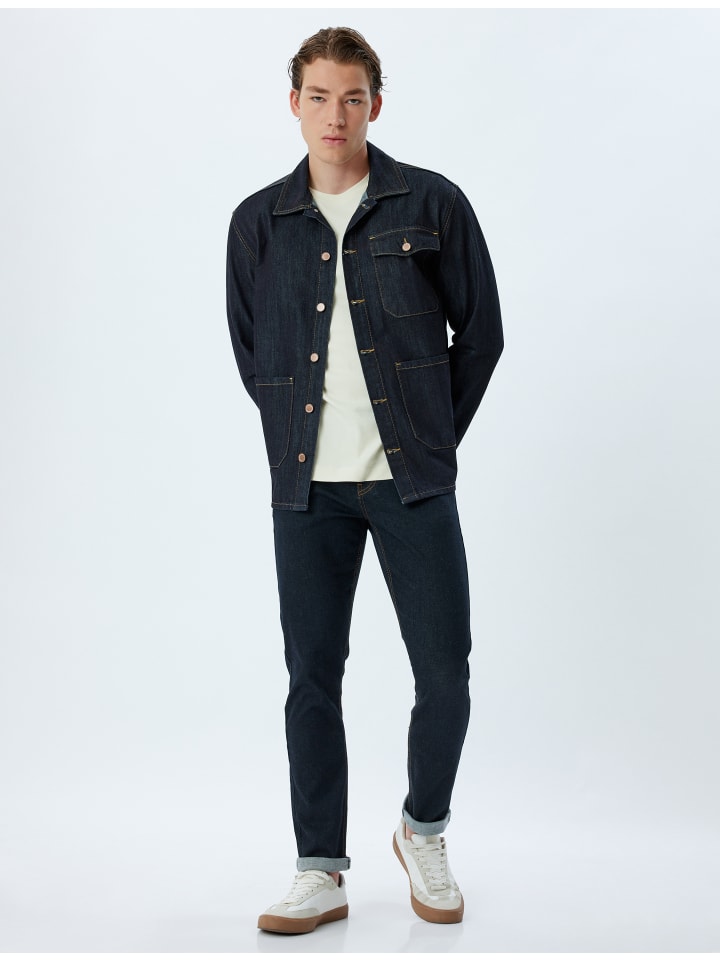 Джинсовая куртка KOTON, цвет dunkles indigo, Фиолетовый, Джинсовая куртка KOTON, цвет dunkles indigo
Джинсовая куртка KOTON, цвет dunkles indigo, Фиолетовый, Джинсовая куртка KOTON, цвет dunkles indigo