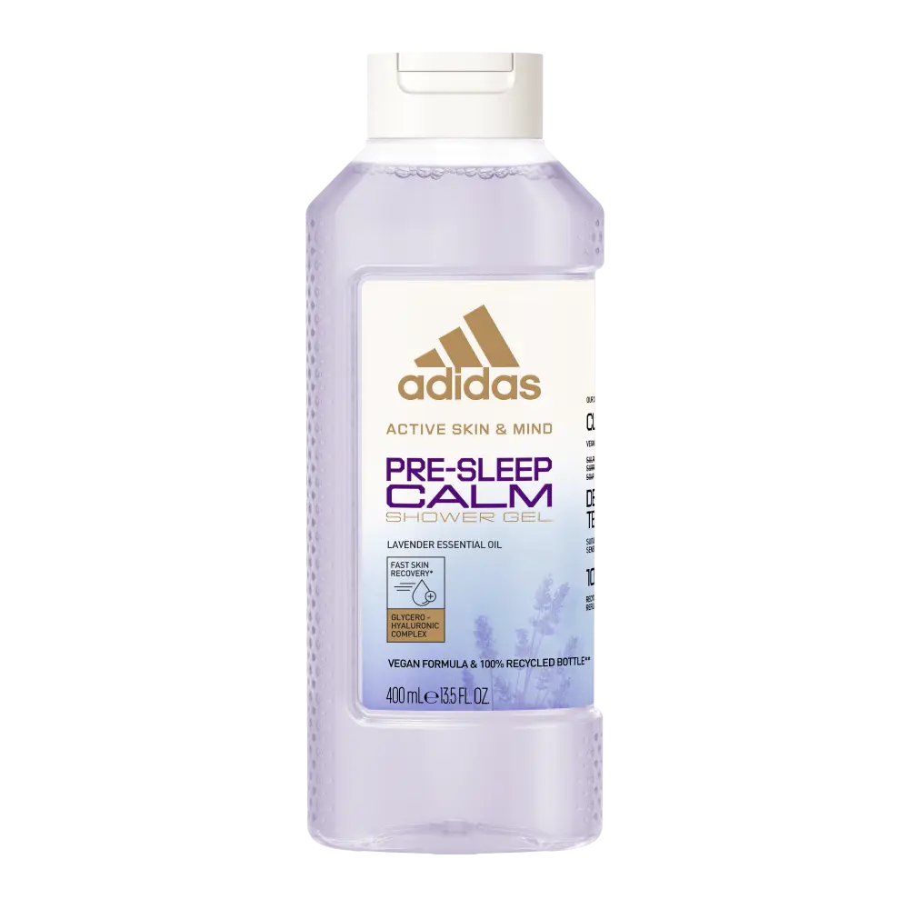 Женский гель для душа Adidas Active Skin&Mind Pre-Sleep Calm, 400 мл
Женский гель для душа Adidas Active Skin&Mind Pre-Sleep Calm, 400 мл