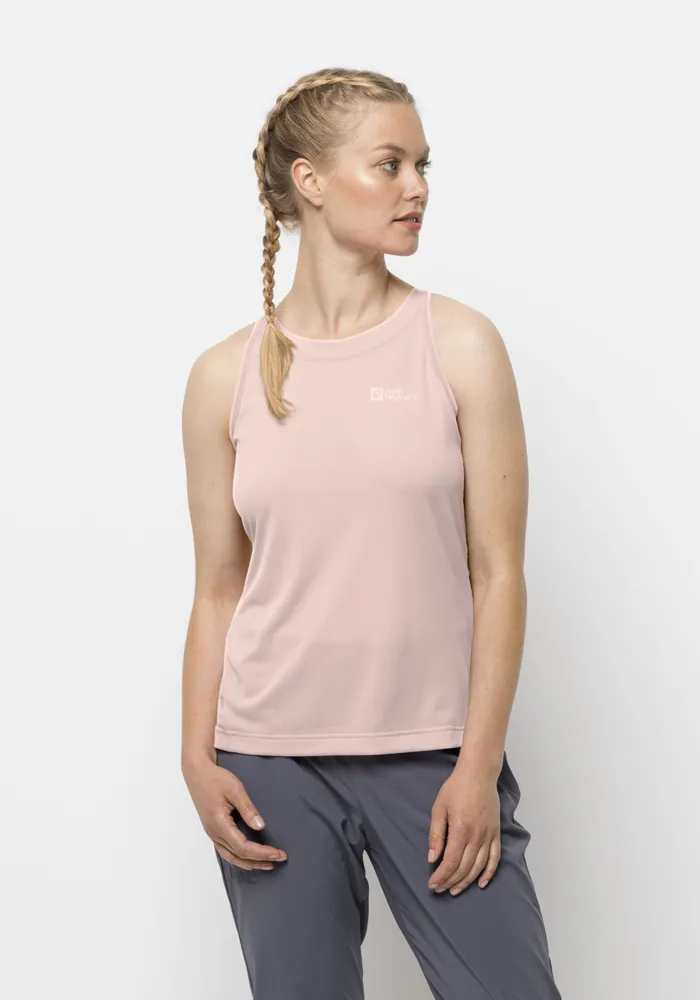 Функциональный топ Jack Wolfskin "PRELIGHT TANK W", розовый 
Функциональный топ Jack Wolfskin "PRELIGHT TANK W", розовый