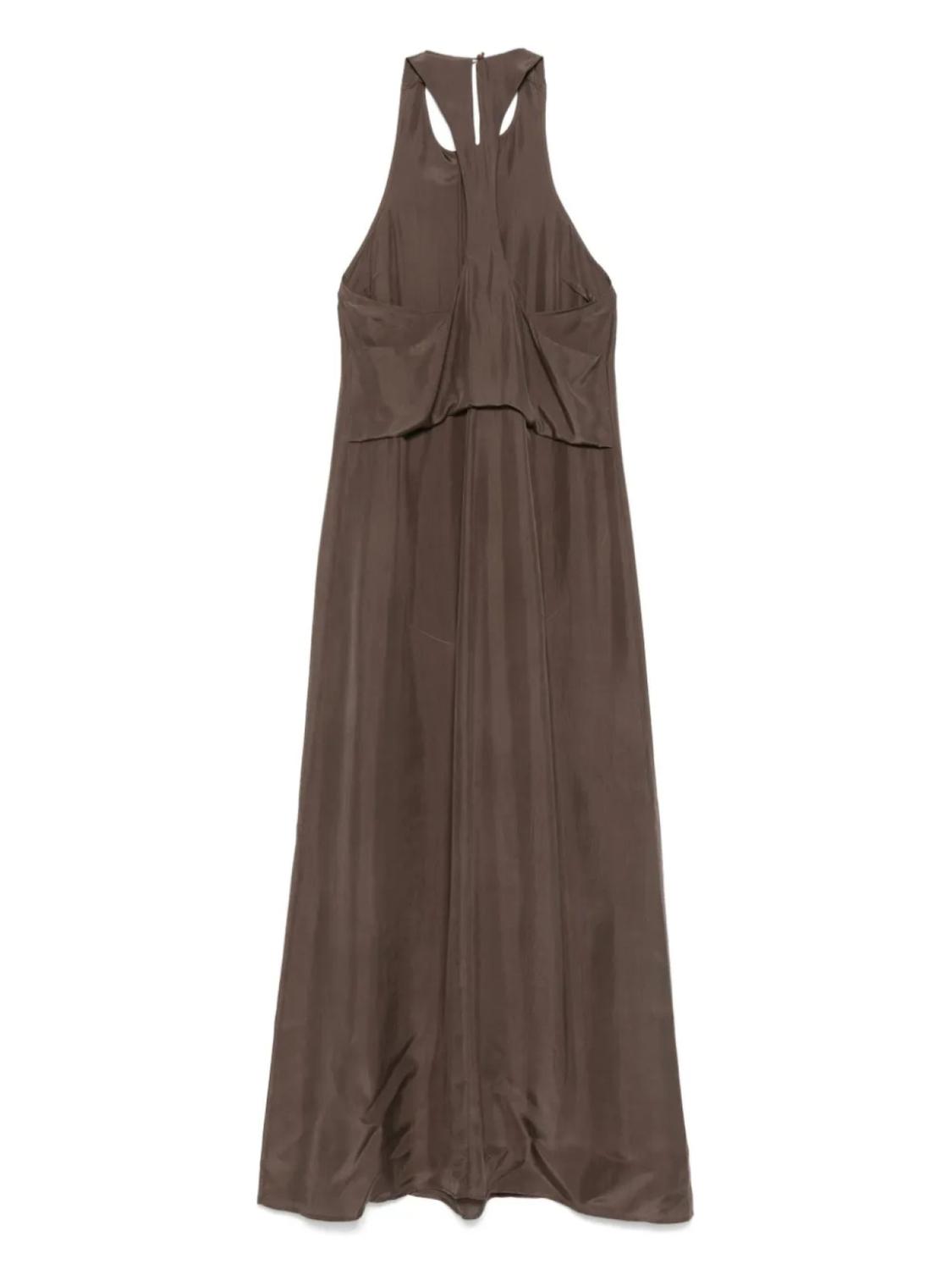 Шелковое платье миди Alysi, коричневый
Шелковое платье миди Alysi, коричневый