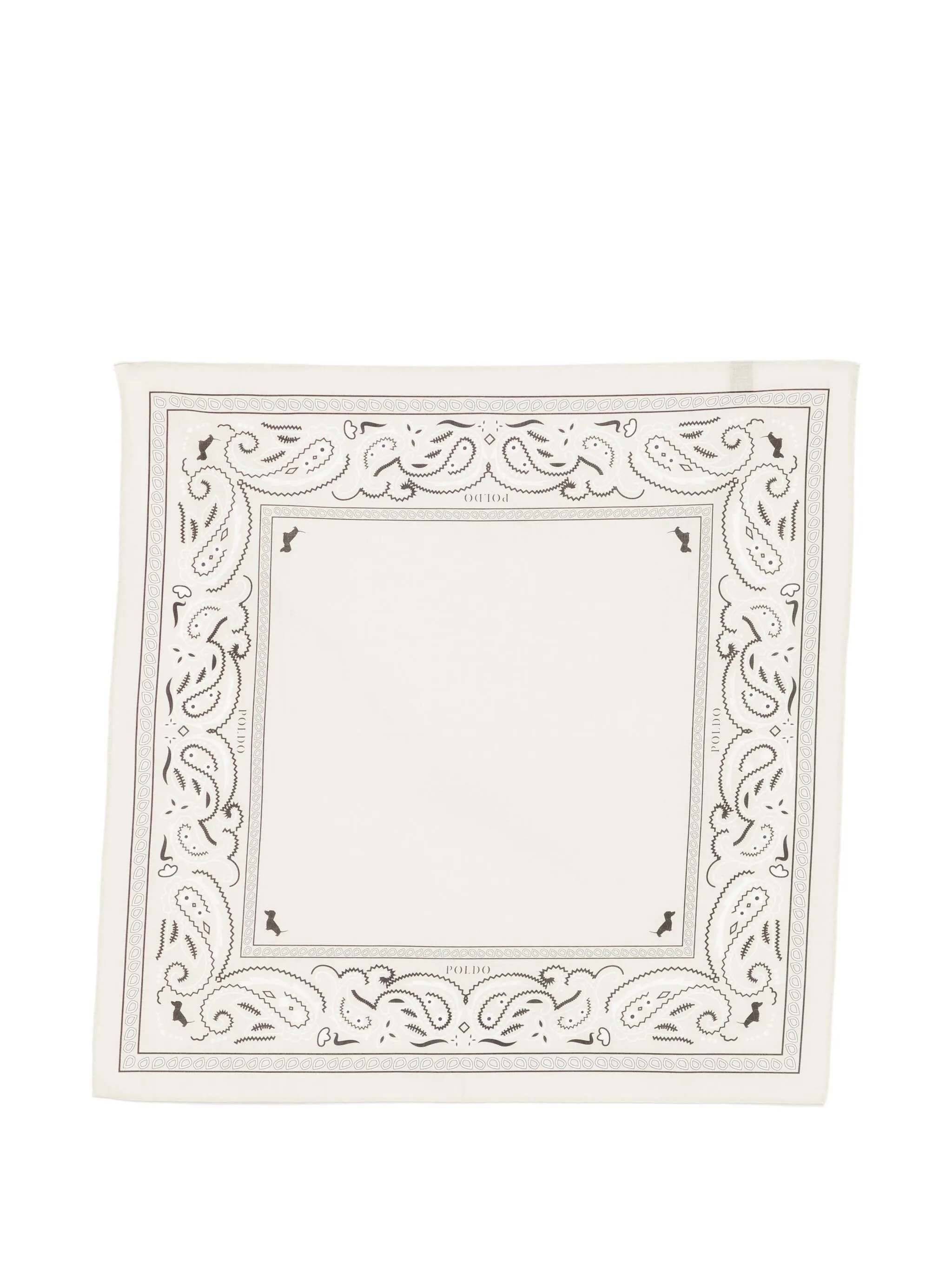 Бандана с принтом пейсли Poldo Dog Couture, бежевый
Бандана с принтом пейсли Poldo Dog Couture, бежевый