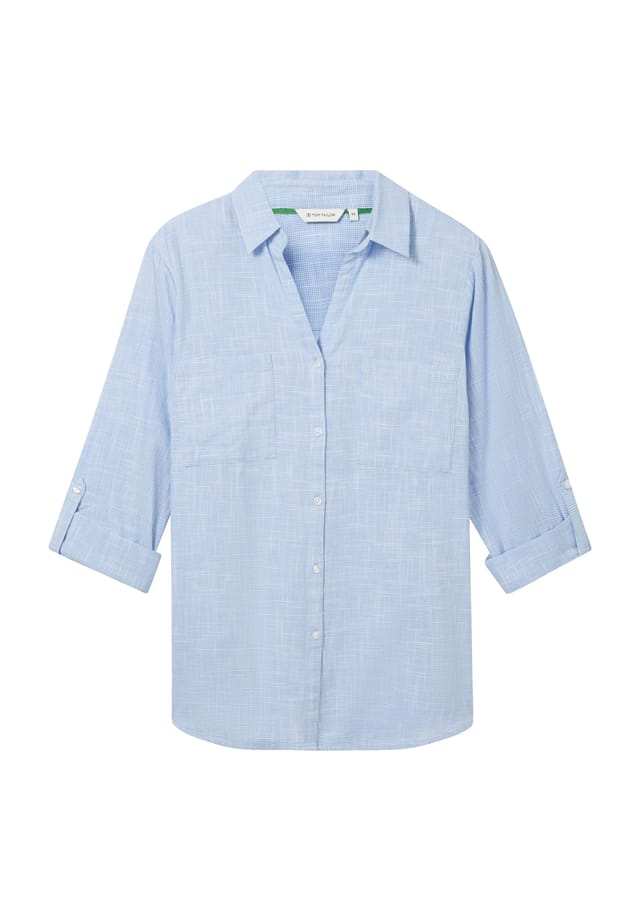 Блузки-Рубашки с рукавом 3/4 и воротником-стойкой Tom Tailor Plus, синий
Блузки-Рубашки с рукавом 3/4 и воротником-стойкой Tom Tailor Plus, синий