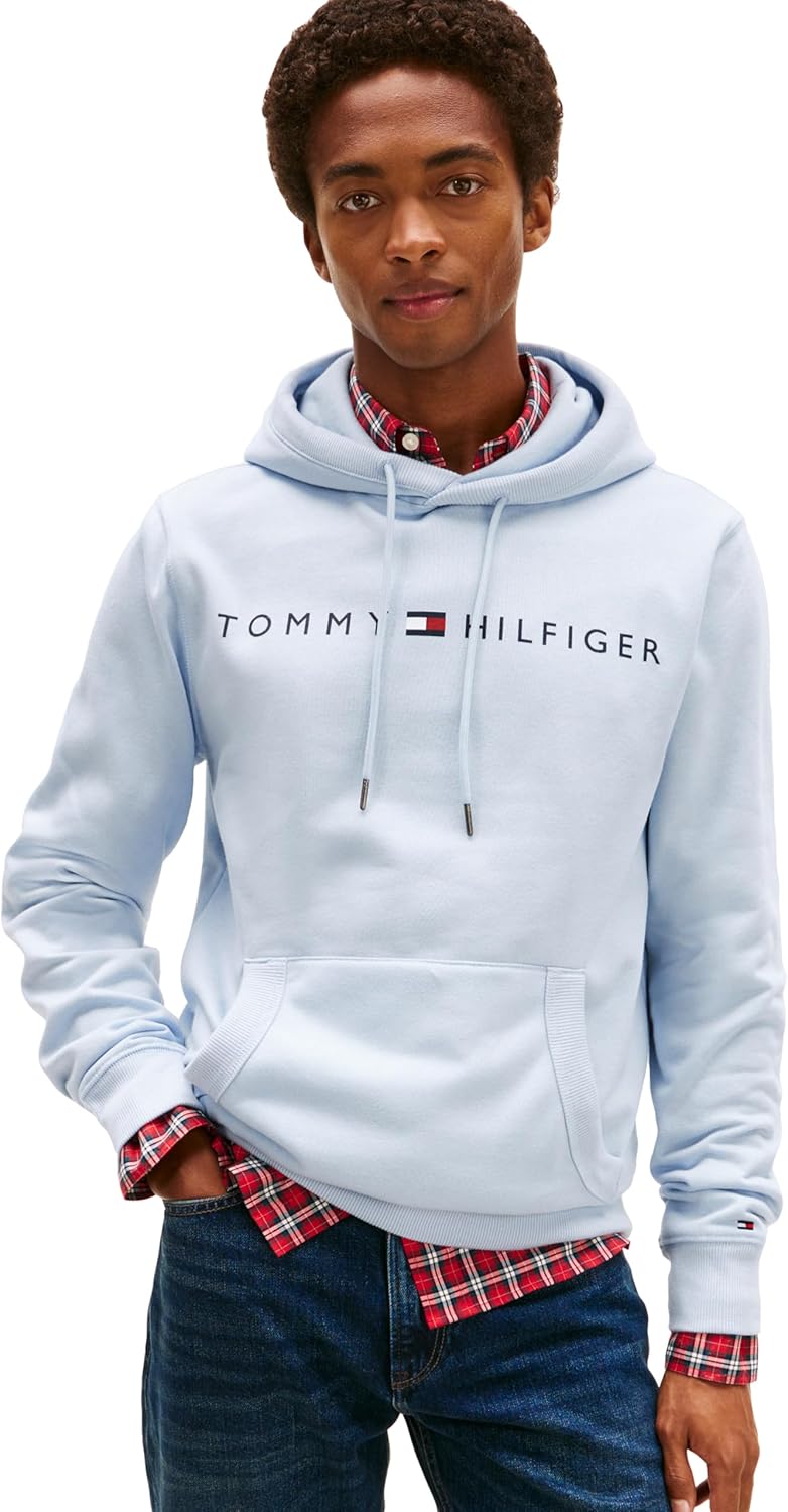 Мужская флисовая толстовка с капюшоном и логотипом Tommy Hilfiger с длинным рукавом, Skyway
Мужская флисовая толстовка с капюшоном и логотипом Tommy Hilfiger с длинным рукавом, Skyway