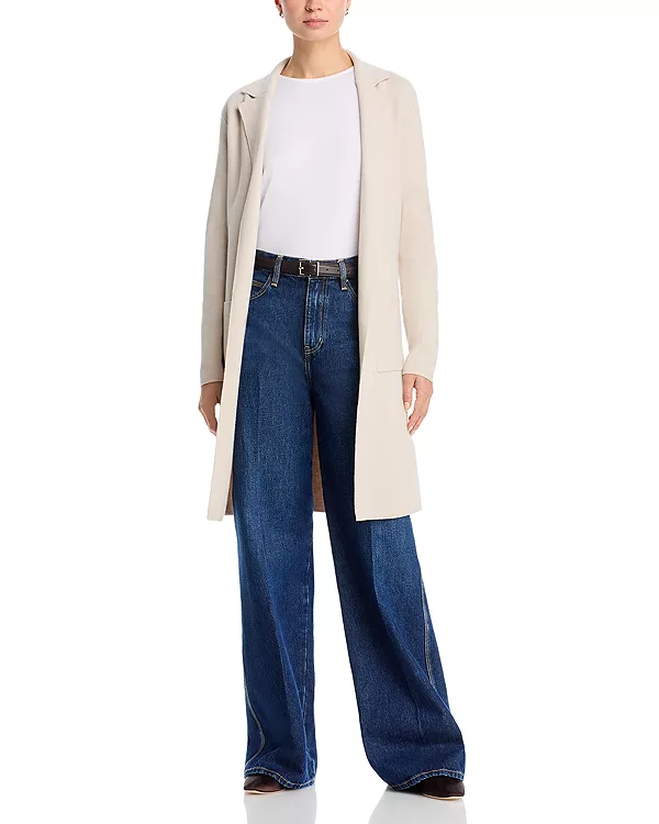 Вязаный кардиган с поясом Sioni, белый
Вязаный кардиган с поясом Sioni, белый