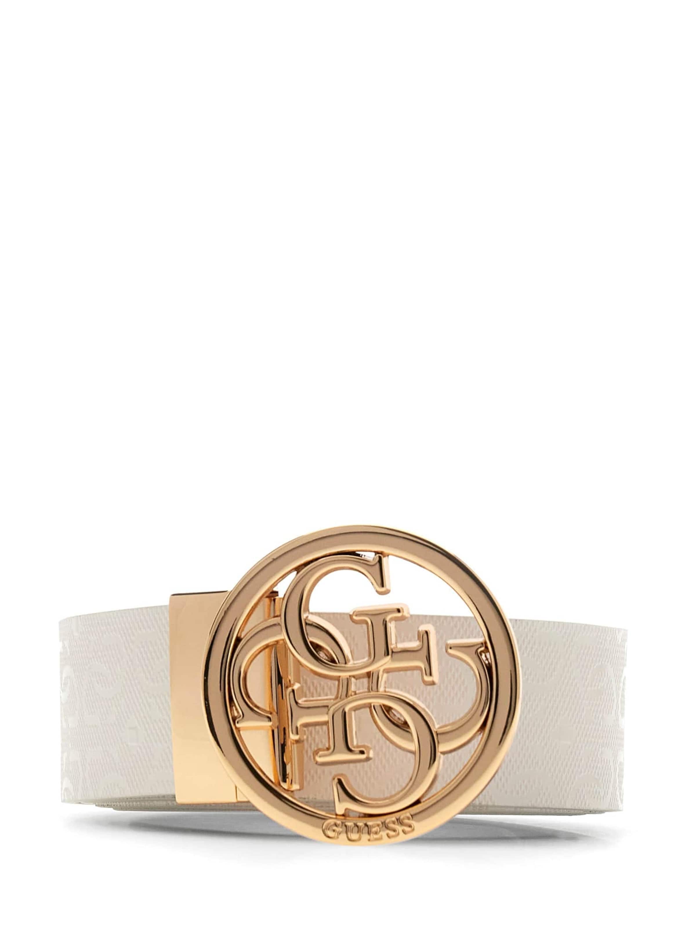 GUESS Ремень 'Stacey' в белом цвете
GUESS Ремень 'Stacey' в белом цвете