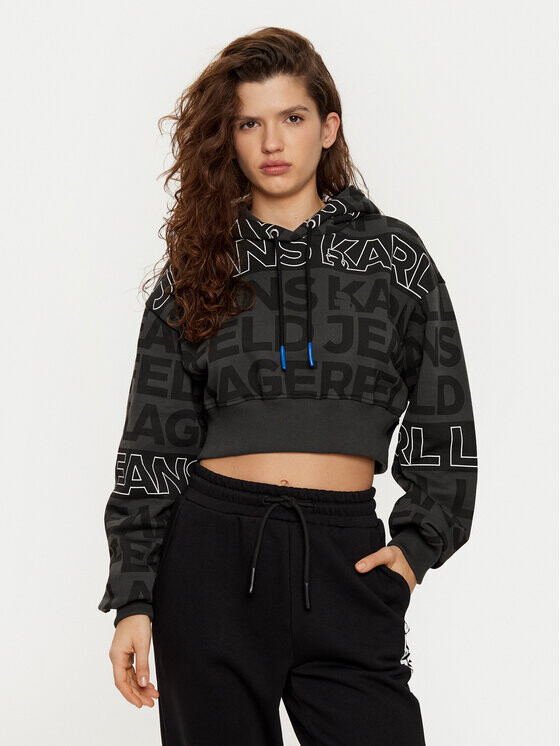 Укороченная толстовка Karl Lagerfeld Jeans, черный
Укороченная толстовка Karl Lagerfeld Jeans, черный