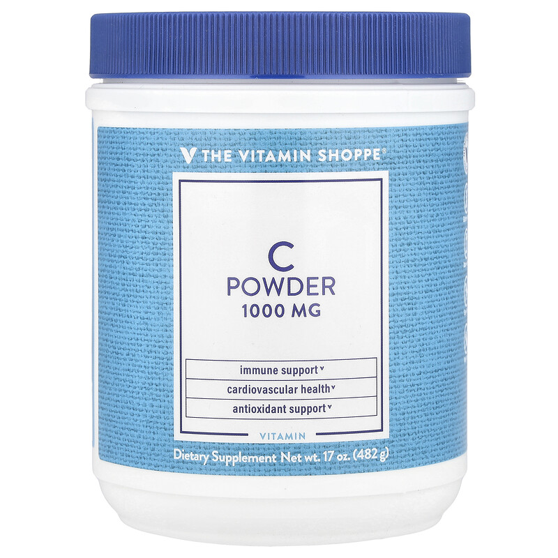 The Vitamin Shoppe, Порошок C, 482 мг (17 унций)
The Vitamin Shoppe, Порошок C, 482 мг (17 унций)