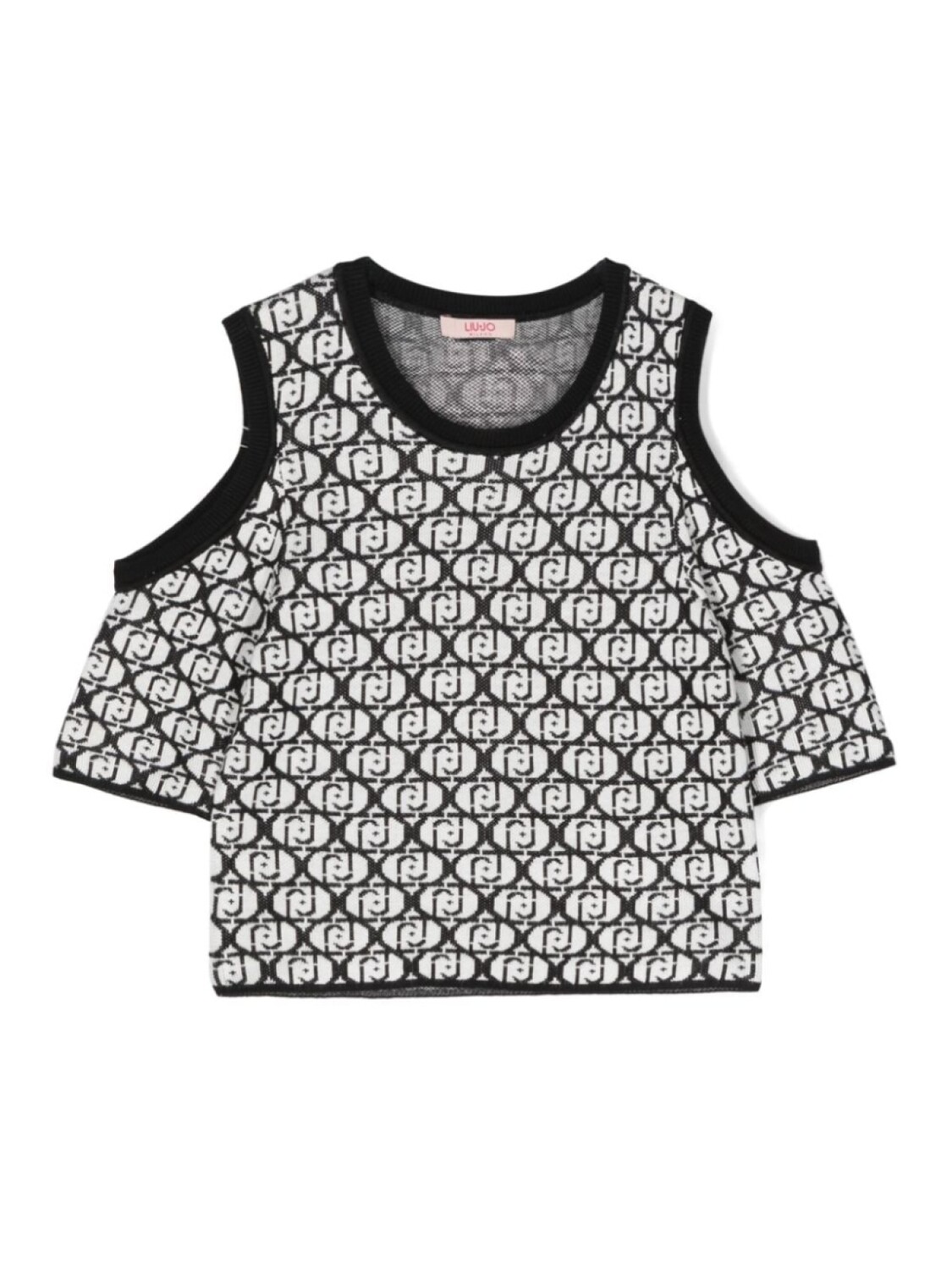 LIU JO джемпер с жаккардовым логотипом, черный
LIU JO джемпер с жаккардовым логотипом, черный