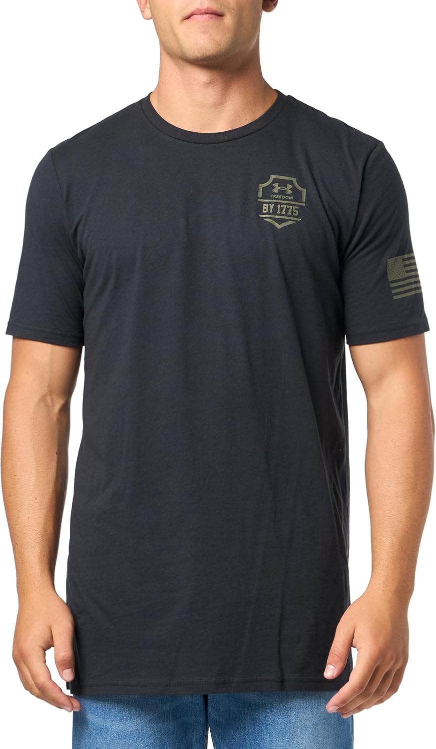 Футболка с коротким рукавом Under Armour Freedom Graphic, 1775-(001) Black/Marine Od Green
Футболка с коротким рукавом Under Armour Freedom Graphic, 1775-(001) Black/Marine Od Green
