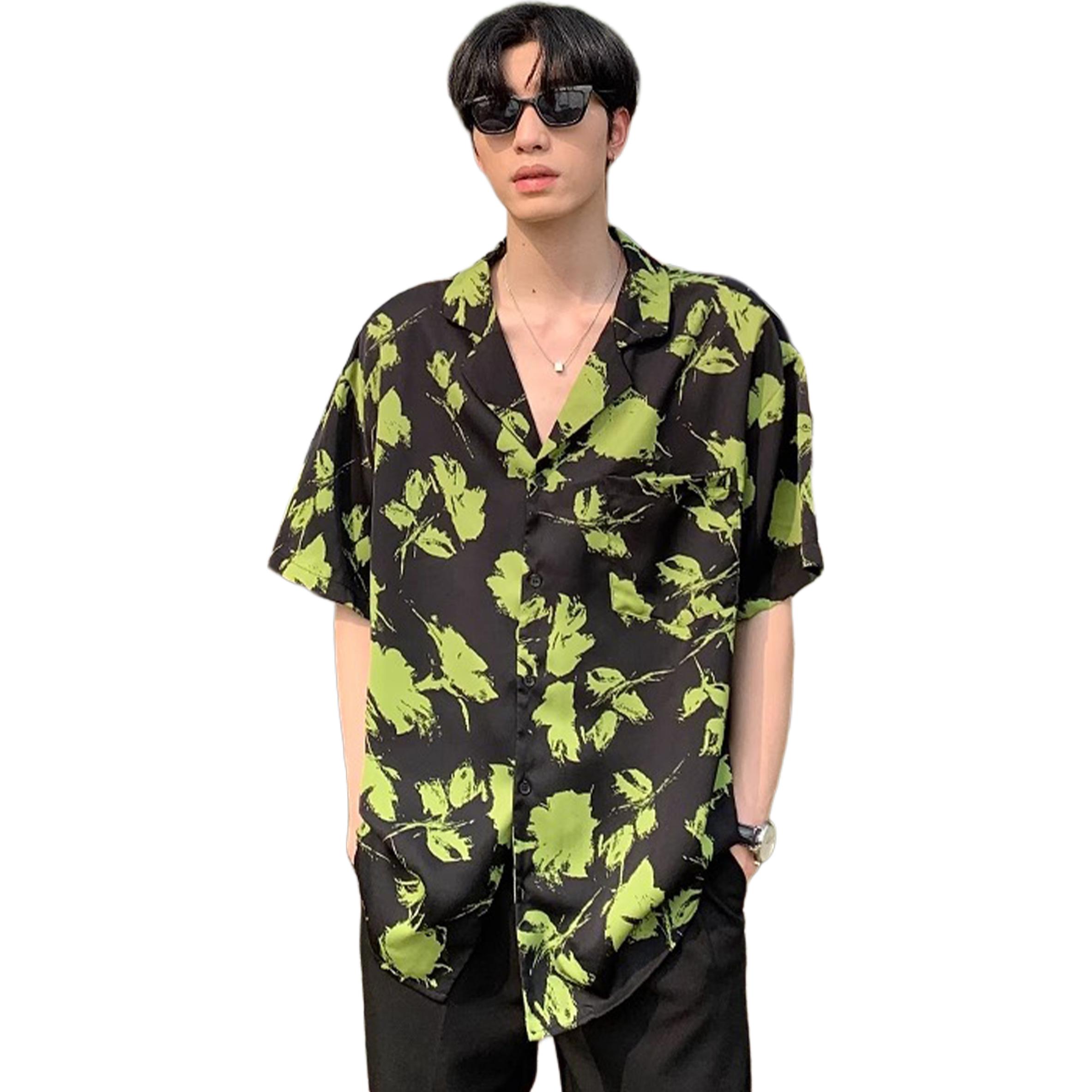 Рубашка Unisex Lapel Moderate Hawaii ZIAREL, зеленый
Рубашка Unisex Lapel Moderate Hawaii ZIAREL, зеленый