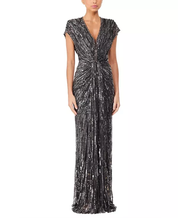 Макси-Платье Zola с V-образным вырезом, украшенное пайетками. Jenny Packham, серый
Макси-Платье Zola с V-образным вырезом, украшенное пайетками. Jenny Packham, серый