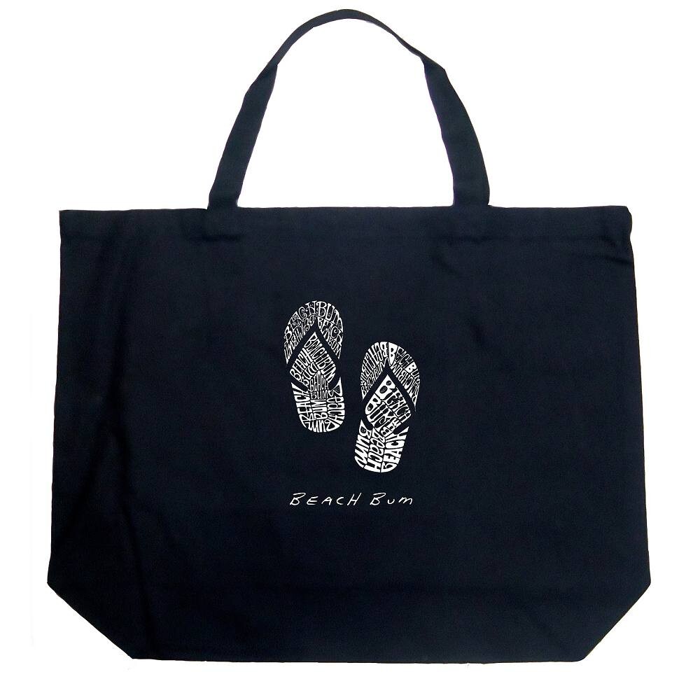 Большая сумка-тоут Word Art - BEACH BUM LA Pop Art, черный 
Большая сумка-тоут Word Art - BEACH BUM LA Pop Art, черный