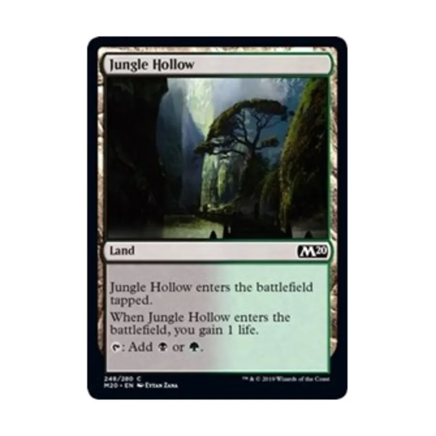 CCG Джунглевая Лощина (C), MTG - Core Set 2020
CCG Джунглевая Лощина (C), MTG - Core Set 2020