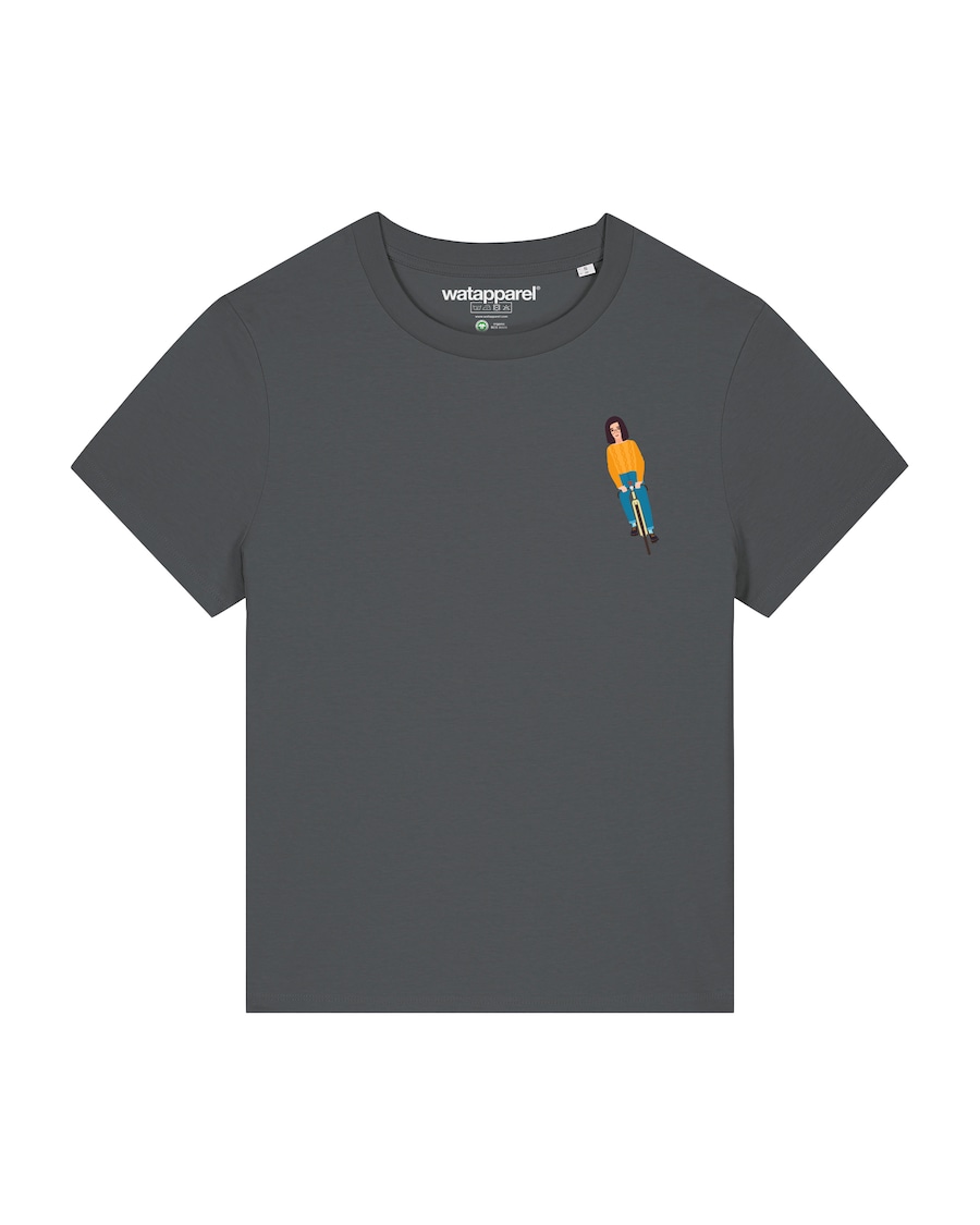 Рубашка Watapparel Mädchen Auf Fahrrad, антрацит
Рубашка Watapparel Mädchen Auf Fahrrad, антрацит