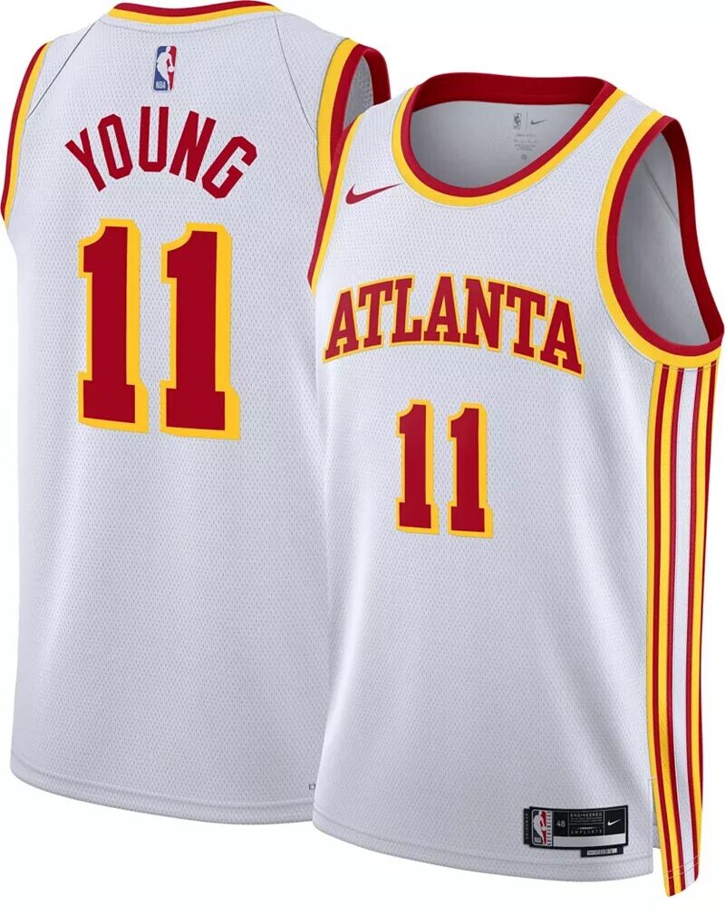Мужская майка Nike Atlanta Hawks Trae Young #11 Dri-FIT Swingman
Мужская майка Nike Atlanta Hawks Trae Young #11 Dri-FIT Swingman