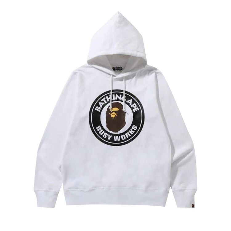 Худи BAPE Busy Works Pullover Hoodie, White
Худи BAPE Busy Works Pullover Hoodie, White