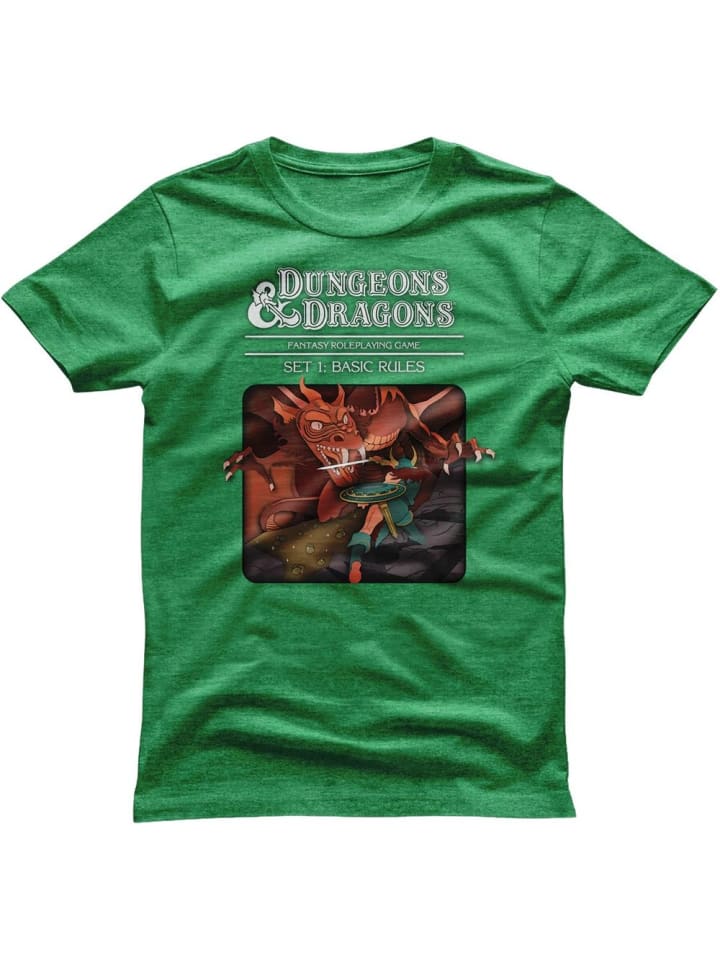 Dungeons And Dragons Футболка "D&D Set 1 - Basic Rules T-Shirt" зеленого цвета, Зеленый, Dungeons And Dragons Футболка "D&D Set 1 - Basic Rules T-Shirt" зеленого цвета
Dungeons And Dragons Футболка "D&D Set 1 - Basic Rules T-Shirt" зеленого цвета, Зеленый, Dungeons And Dragons Футболка "D&D Set 1 - Basic Rules T-Shirt" зеленого цвета