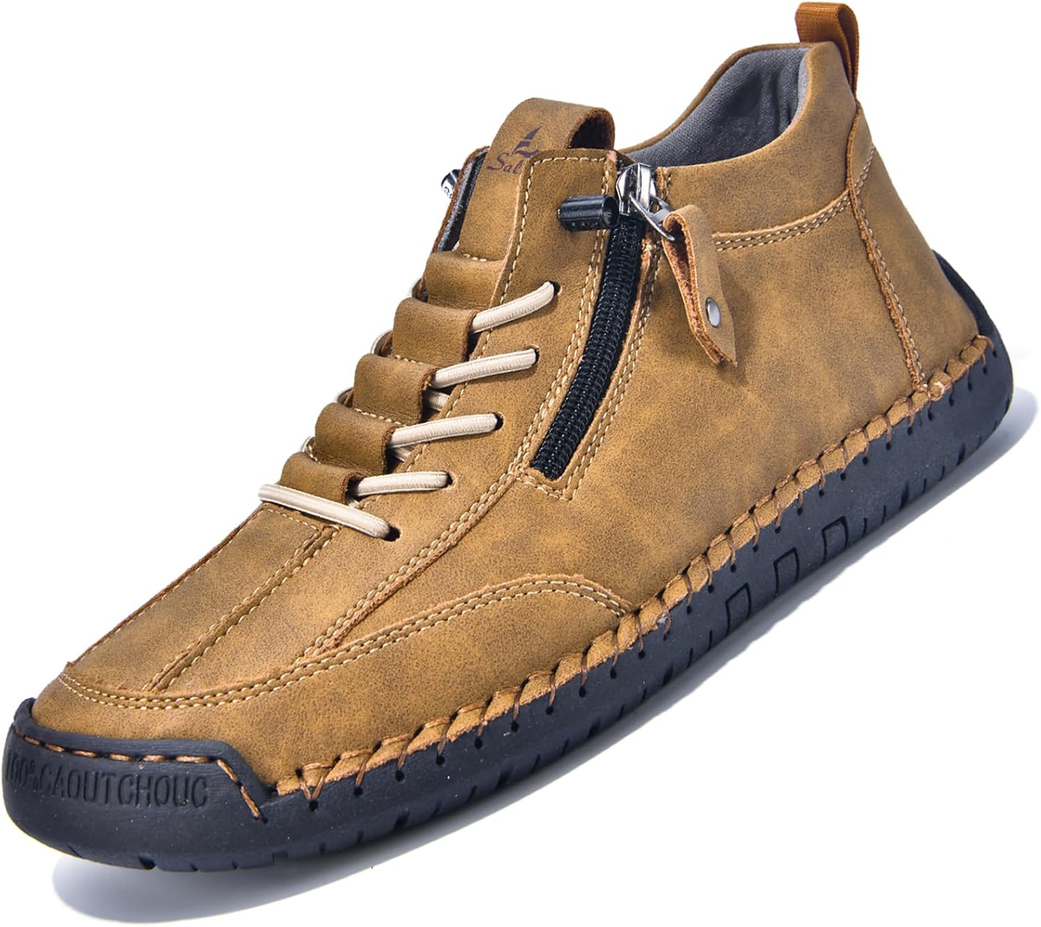 Мужские повседневные кожаные ботинки Чукка на щиколотку Средние по высоте Ручная работа С боковой молнией Слипоны Лоферы Легкие ботинки для ходьбы и вождения Devileyeze, коричневый
Мужские повседневные кожаные ботинки Чукка на щиколотку Средние по высоте Ручная работа С боковой молнией Слипоны Лоферы Легкие ботинки для ходьбы и вождения Devileyeze, коричневый