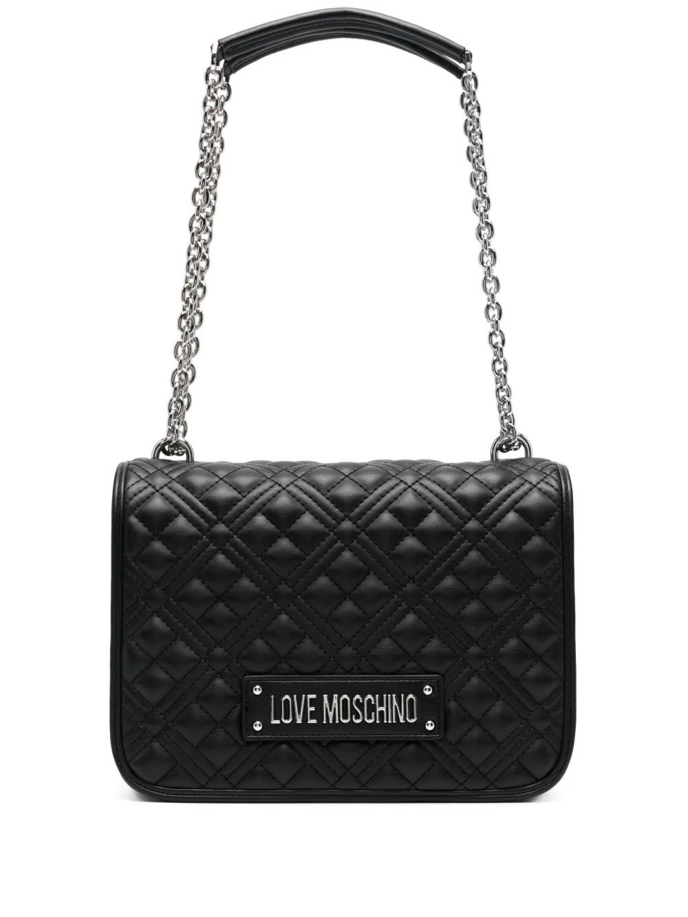 Стеганая сумка на плечо Love Moschino, черный
Стеганая сумка на плечо Love Moschino, черный