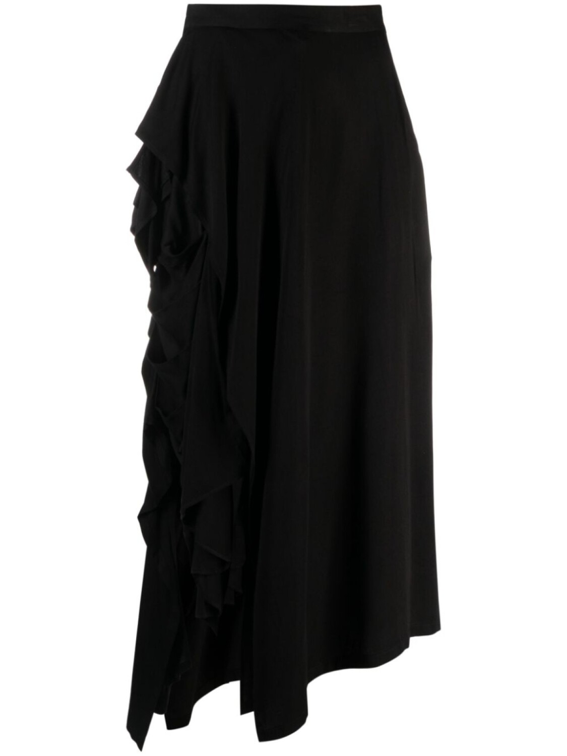 Yohji Yamamoto юбка макси асимметричного кроя с оборками, черный
Yohji Yamamoto юбка макси асимметричного кроя с оборками, черный