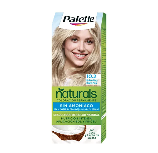 Крем-краска для волос без аммиака Naturals Coloración Permanente Palette Naturals, цвет rubio muy claro frío
Крем-краска для волос без аммиака Naturals Coloración Permanente Palette Naturals, цвет rubio muy claro frío