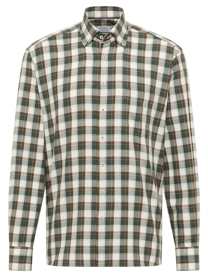 Рубашка MODERN FIT темно-зеленого цвета Eterna
Рубашка MODERN FIT темно-зеленого цвета Eterna